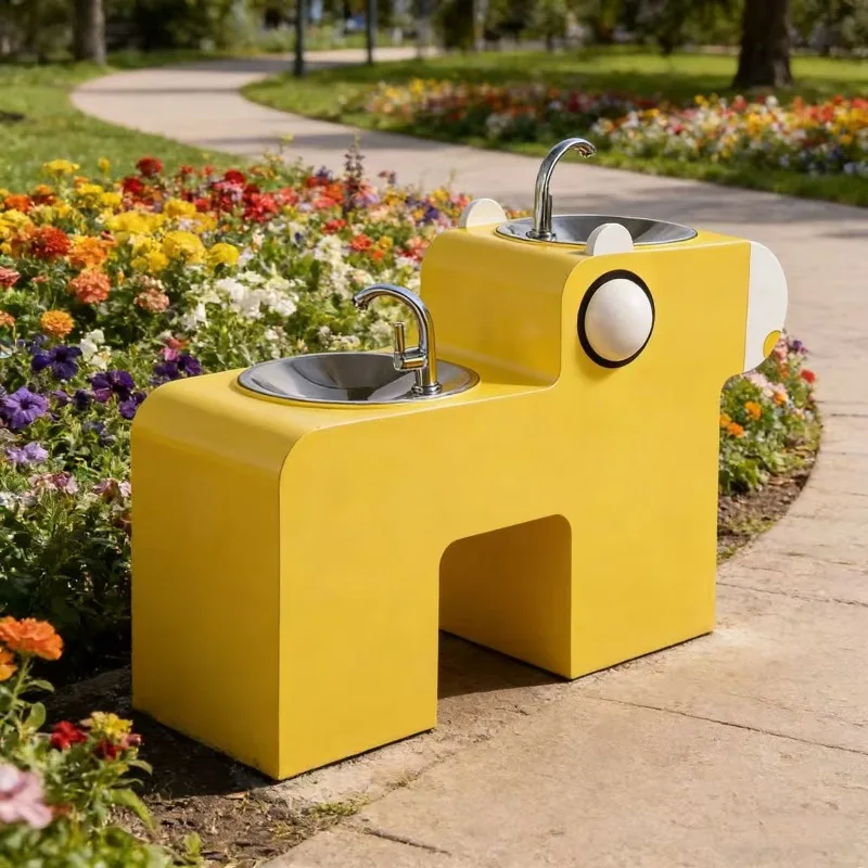 Public water dispenser, park scenic spot square water purification drinking water equipment stainless steel