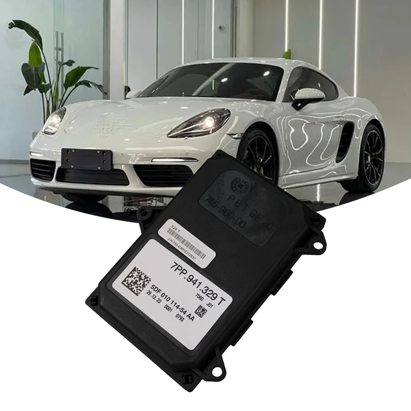 7PP941329T LED Headlight Cornering Module For Porsche 911 991 718 Boxster Cayman Macan 2014-2025 Ballast Control Unit