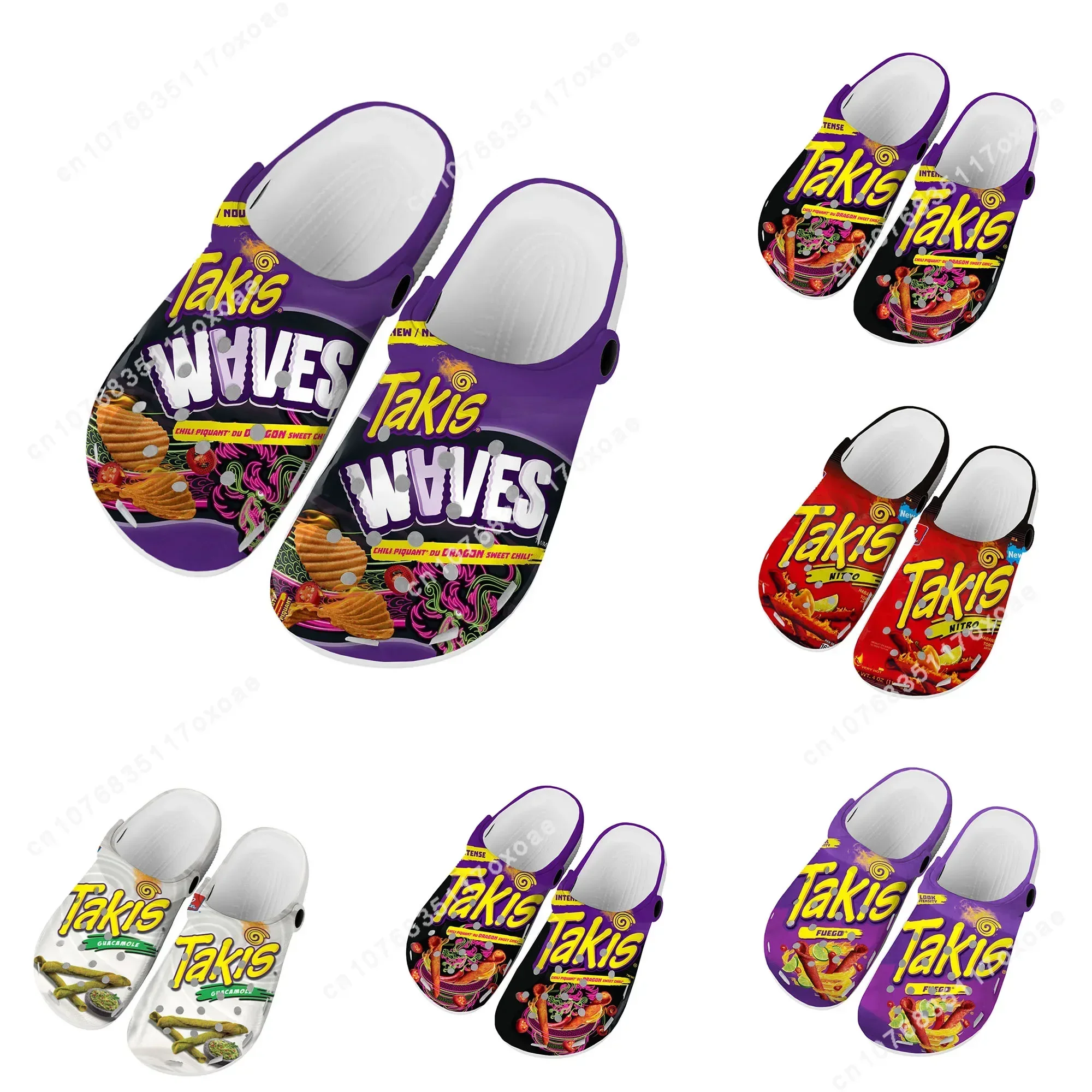 

Funny Chips Takis Food Snack 3D Print Men Women Classic Clogs Slippers Shoes EVA Ligtweight Sandals Summer Beach Outdoor-4