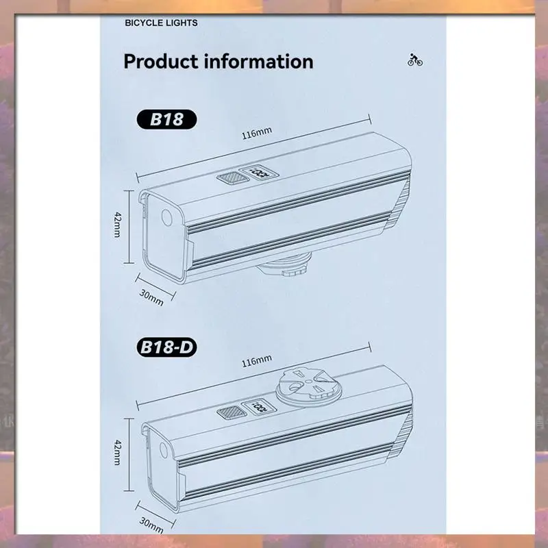 Luces de ciclismo de gran venta, luces de conducción nocturna con interruptor alto y bajo, carga de USB-C de 800 lúmenes para ciclistas y viajeros