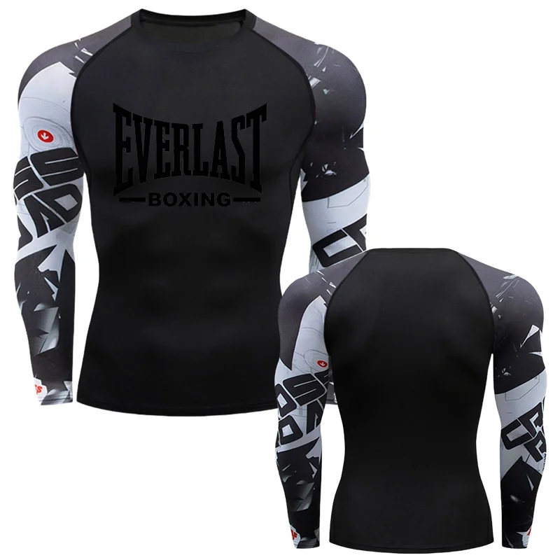 Outdoor Sportswear - EVERLAST BOXING New Men's Running Compression
