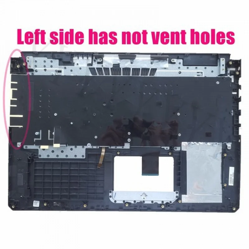 

Q Израильская ивритская клавиатура с упором для рук, 8-контактная RGB-подсветка для ASUS FX705G FX705D