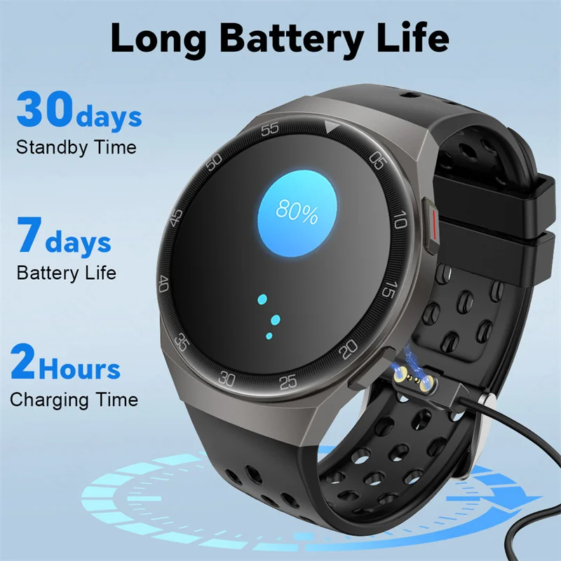 LIGE Fashion Smart watch Men Bluetooth Call IP67 Waterproof Sports Fitness Tracker Health monitor Men Smartwatch For IOS Android