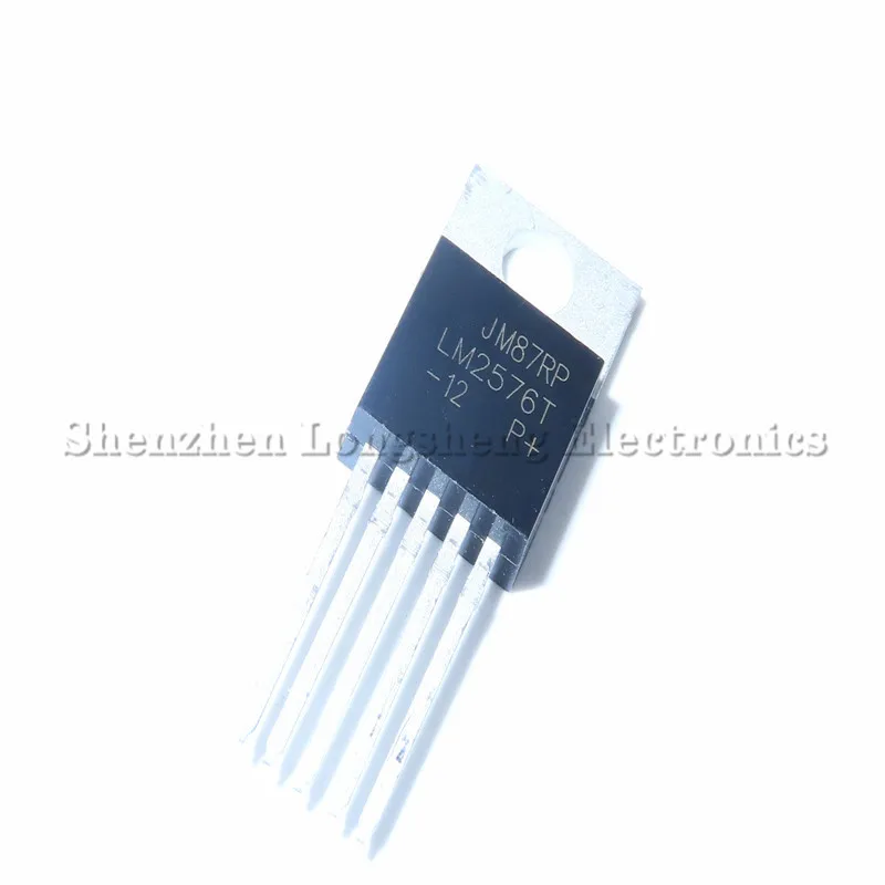 10PCS/LOT NEW LM2576T-12 LM2576 TO-220-5 Voltage Regulator DC DC Switching Regulator  In Stock