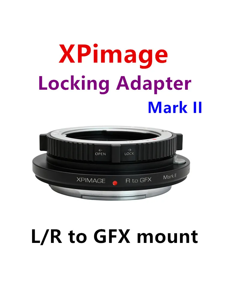 

XPimage lock adapter ring for Leica R lens to Fuji GFX camera adapter ring is applicable to L/R-GFX 100mark II 50S2 100S 50S 50R