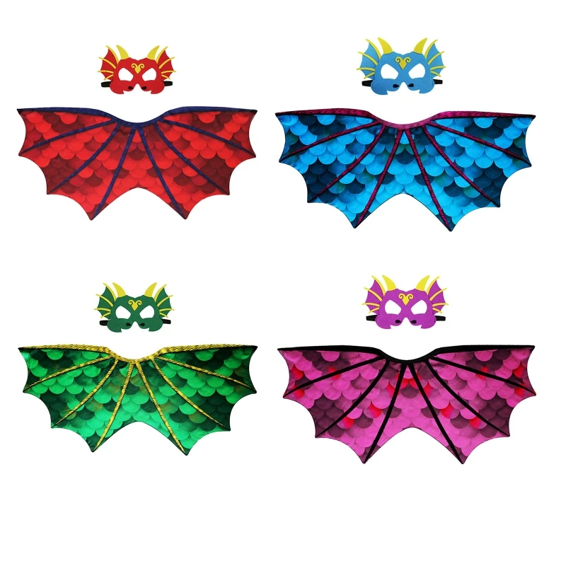 Creative Pterodactyl Dinosaur Costume Props Dragon Dress Up Birds Costume Wings Dinosaur Party Favors Girl Boy Halloween Costume