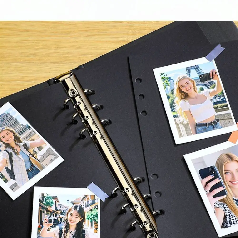 For Baiheng DIY Scrapbook Album Loose Leaf Kraft Paper Graduation Keepsake Journal Handmade Memory Book Sketching Record Folder