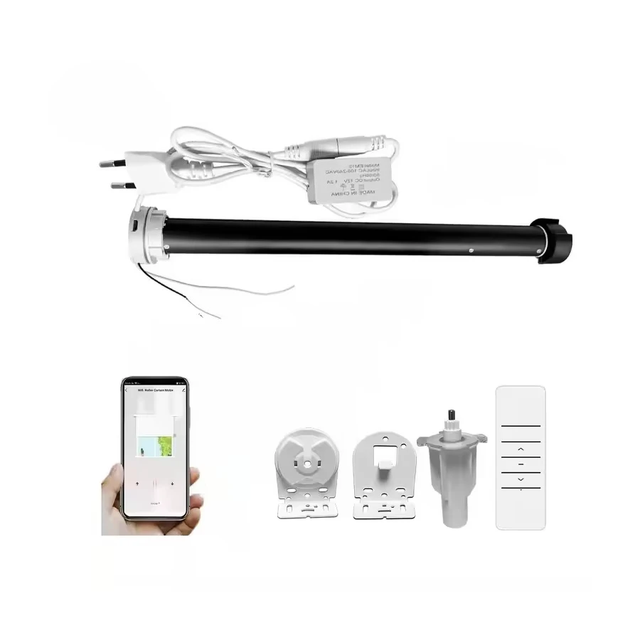 

Google Alexa Voice Remote Control Tuya Wifi Window Opener 25 Automated Blind Motor Smart Curtain Driver Tube Home Decor