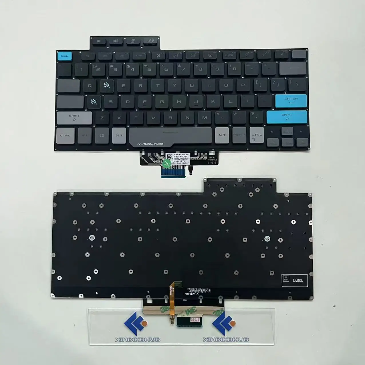 XIN-Russian-US  Backlight Laptop Keyboard For ASUS ROG Zephyrus G14 GA401 GA401U GA401M GA401I GA401Q GA401IV 2021  Years