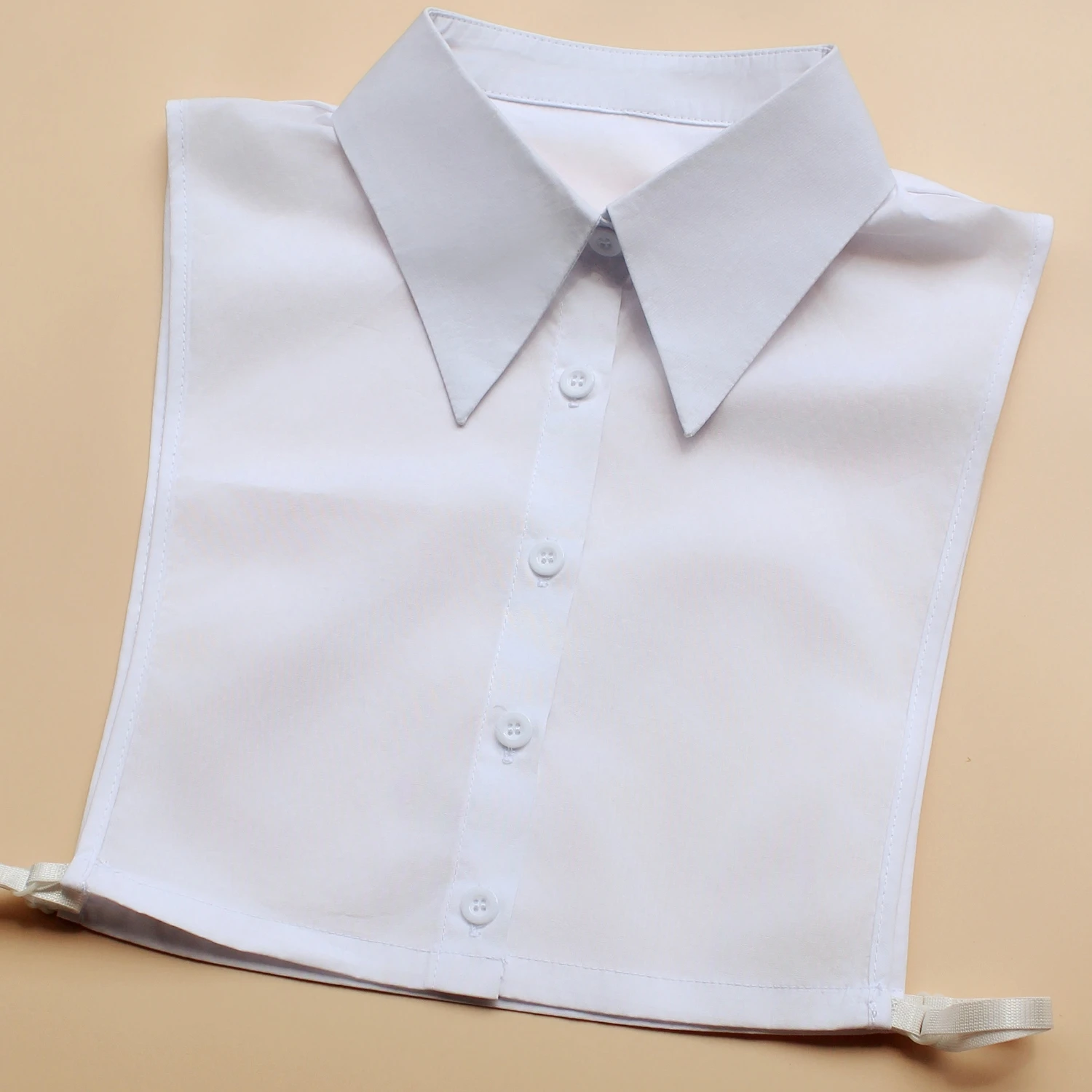 Женский искусственный воротник, искусственный воротник полурубашки, универсальный искусственный воротник для официальной одежды, подходит для весны, лета, осени.