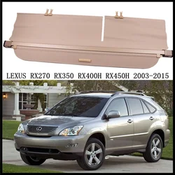 Rear Cargo Cover For LEXUS RX270 RX350 RX400H RX450H 2003-2015 Privacy Trunk Screen Security Shield Shade Modification Parts