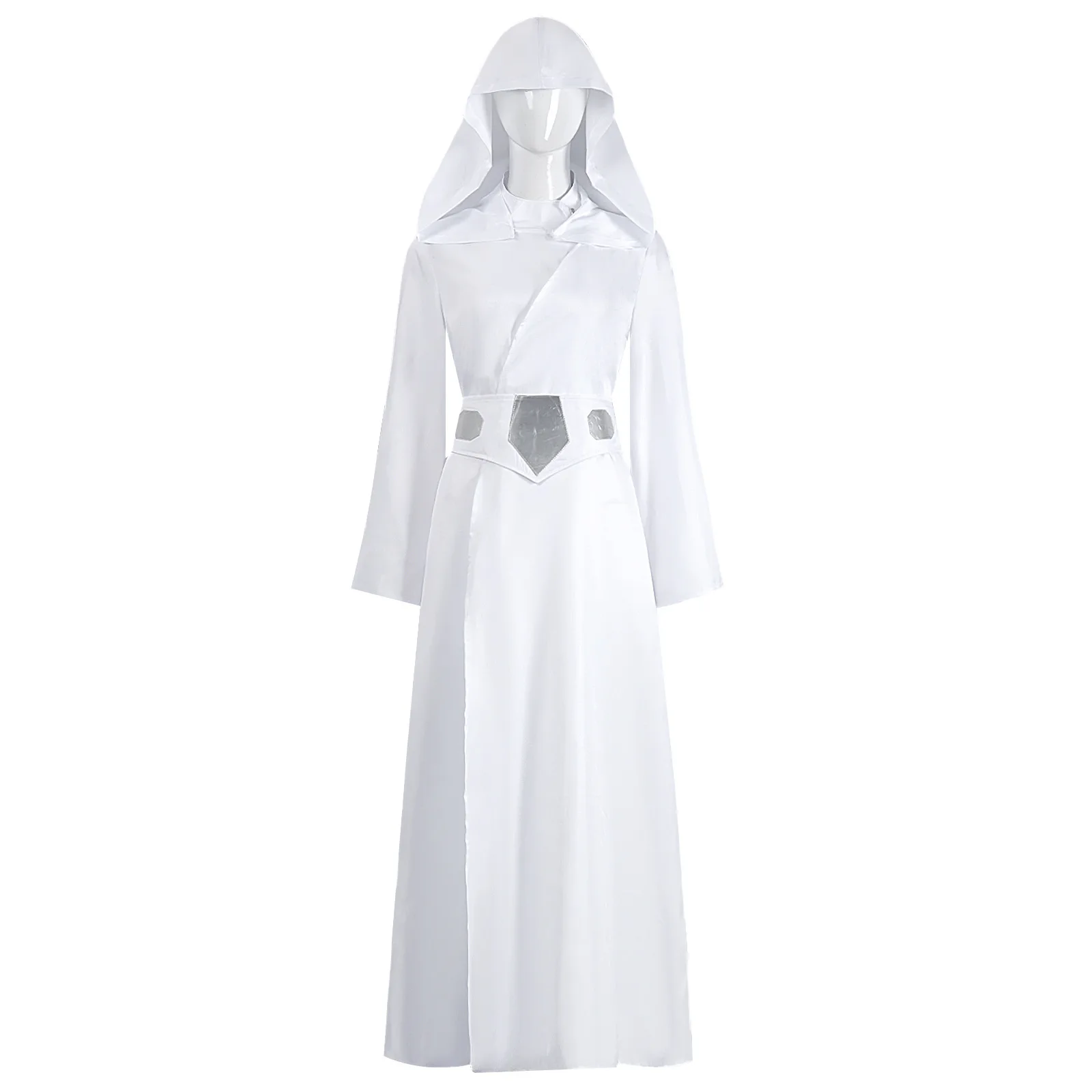 

Leia Cosplay Costume Leia Princess White Dress Set Movie Character Stage Performance Costume Cosplay Costume