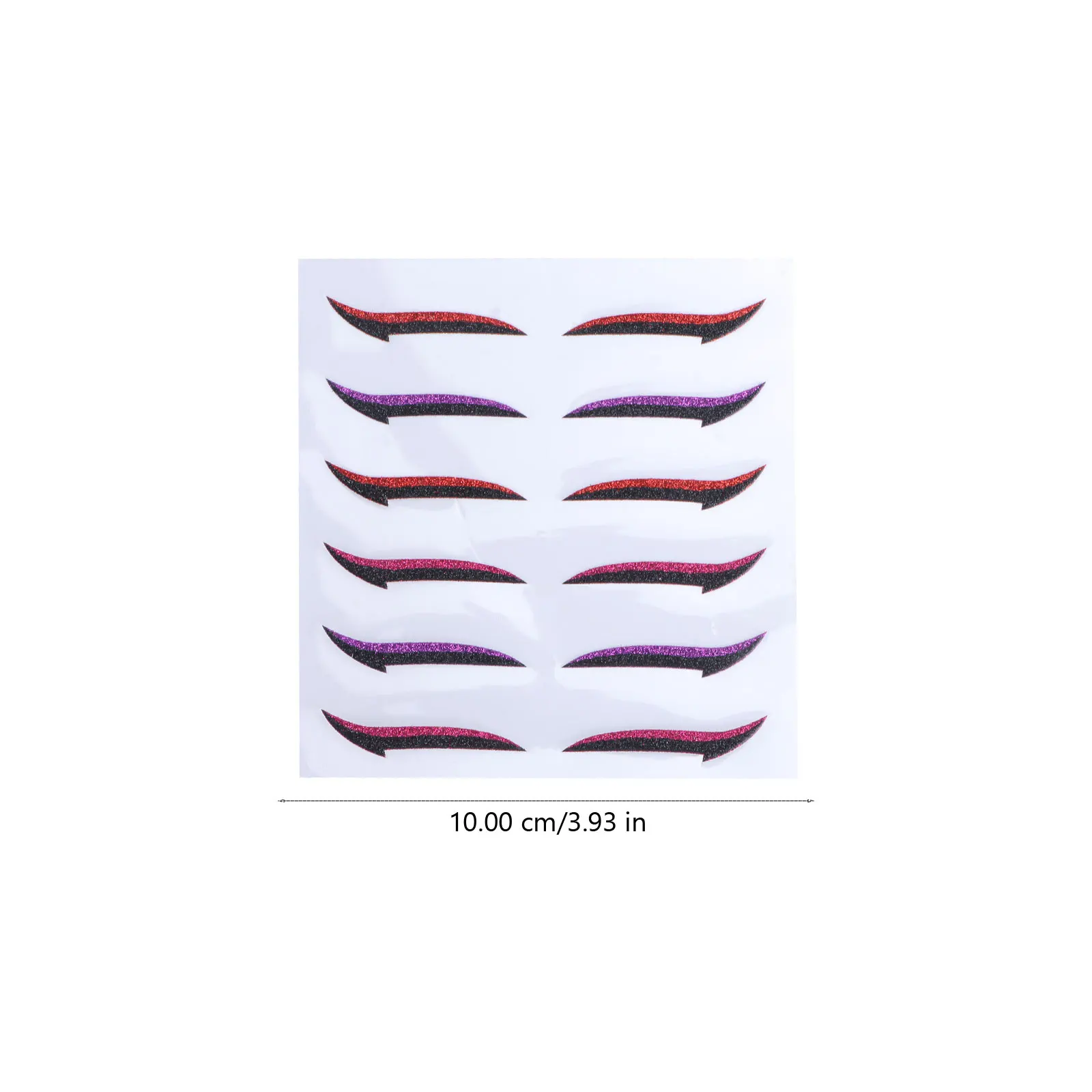 12 쌍 쌍꺼풀 스티커 브라운 재사용 가능한 방수 아이 메이크업 도구 보이지 않는 스트립 오랫동안 지속되는 Sweatproof 스타일링