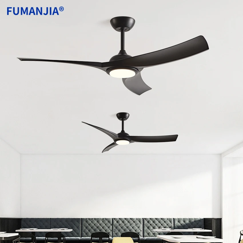 FUMANJIA 52Inch Ceiling Fan with Light 16W LED | Silent DC Motor 6-Speed Remote Control 3-Color Dimming for Living Room Bedroom
