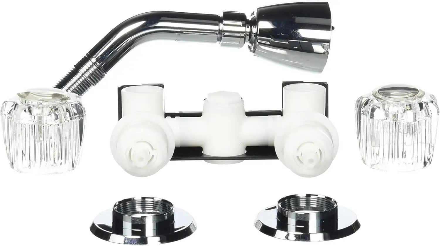 80.400P Valve and Shower Head Kit, Chrome