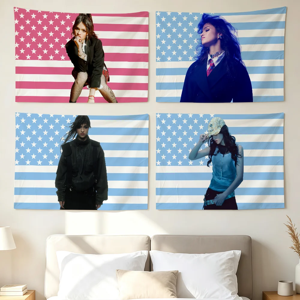 Singer A-Ari A-Abdul Flag Wall Decorations Home Decor Suitable For Living Rooms Bedrooms Dormitories Parties And Holidays