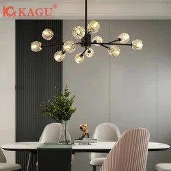 Modern LED Chandelier Crystal Gold Black- Ceiling Light For Living Room Bedroom Dining Kitchen Hall Indoor Lighting Fixture