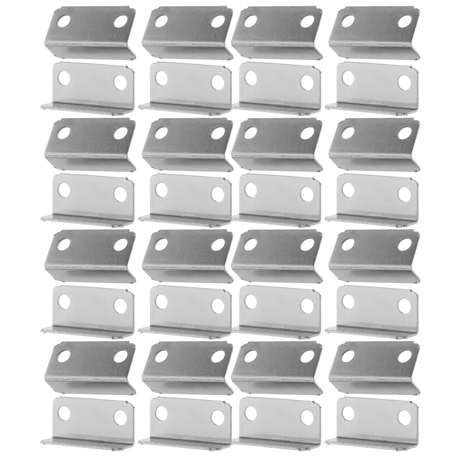 200Pcs Drawer Lock Strike Plate Metal Right Angle Cabinet Lock Plate Secure Closure Furniture Repair Replacement Home Office