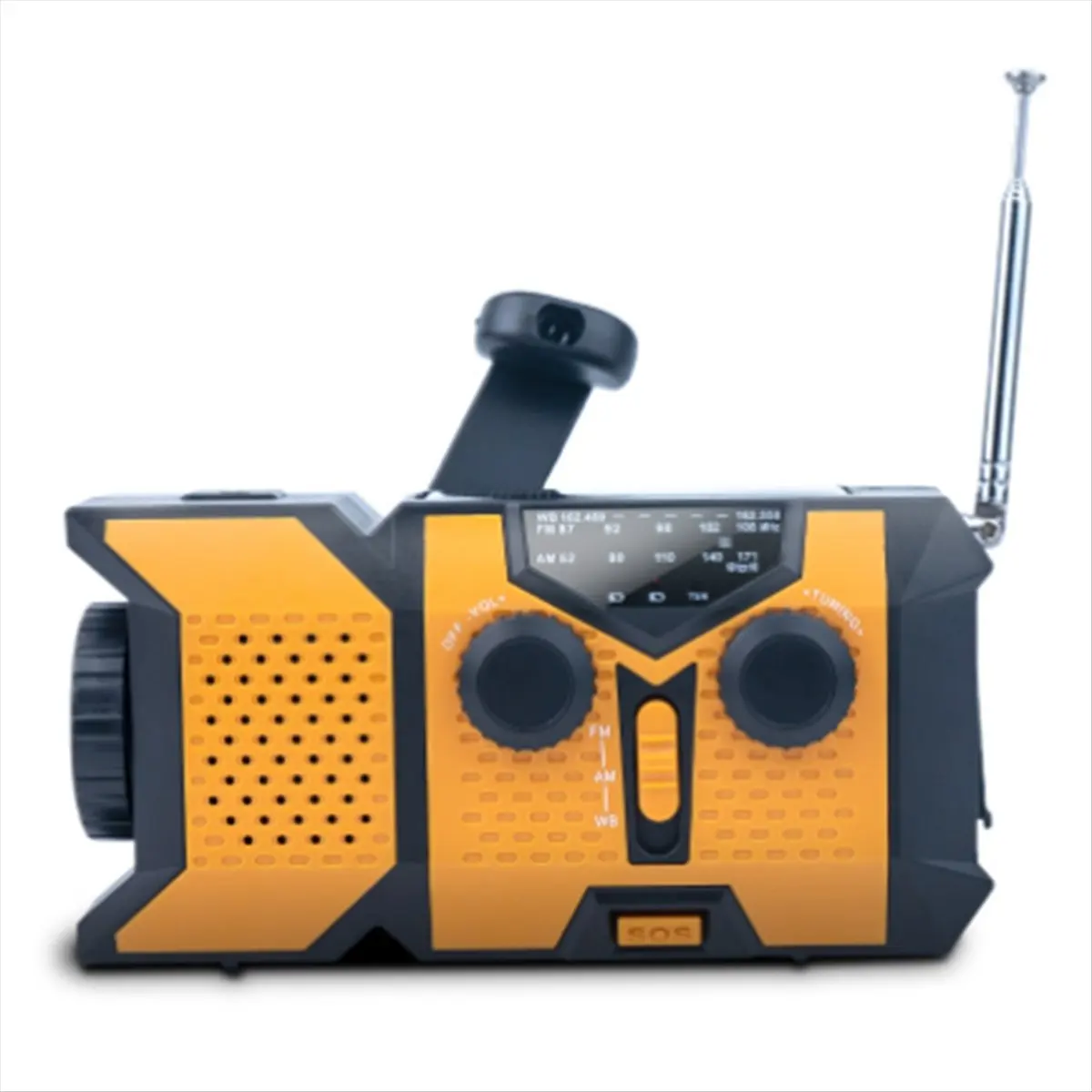 Special Offer-Hand Crank Solar Radio with LED Flashlight, AM/FM/NOAA Weather Radio, 2000mAh Power Bank for Emergency Phone Charg