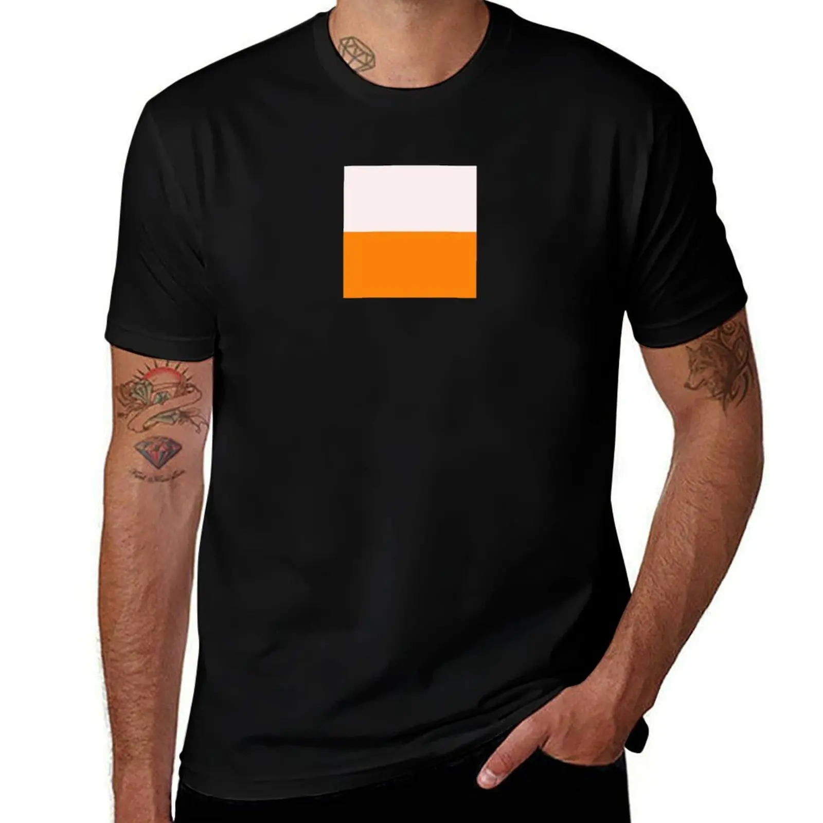 UT Orange and Lavender Blush T-Shirt Relaxed Fit Casual Short Sleeve Top