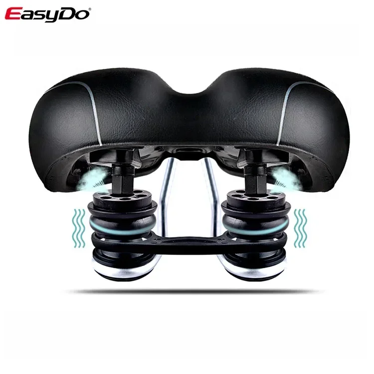 EasyDo Cycling Soft Cotton Bicycle Saddle Seat Ergonomic Bike Saddle with Good Shock Absorption