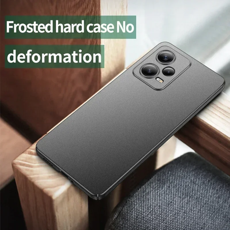 For XIAOMI Redmi Note 12 12S Pro Plus 4G 5G Hard PC Shockproof Cover Luxury Lightweight Ultra Slim Matte Case Covers - 2