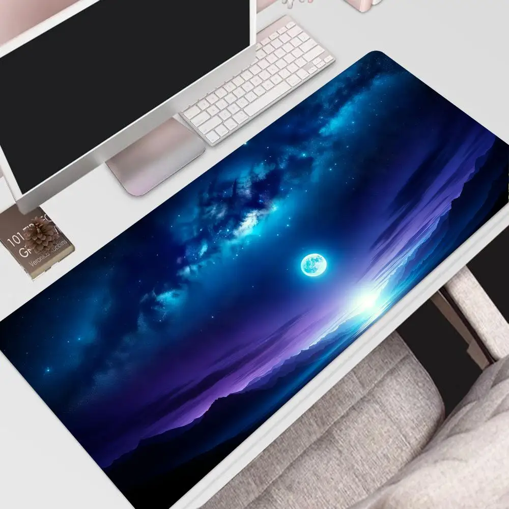 S-starry sky Mouse Pad Mouse Pad Gaming Mousepad Speed Desk Mat Laptop Gaming Mats For Office Carpet Desk Accessories