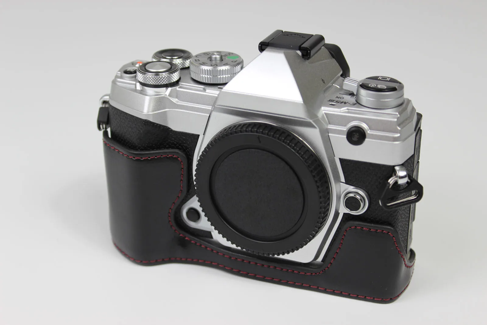 Leather Half case for Olympus OM-D E-M5 Mark III OM System OM-5 Camera Bag Grip