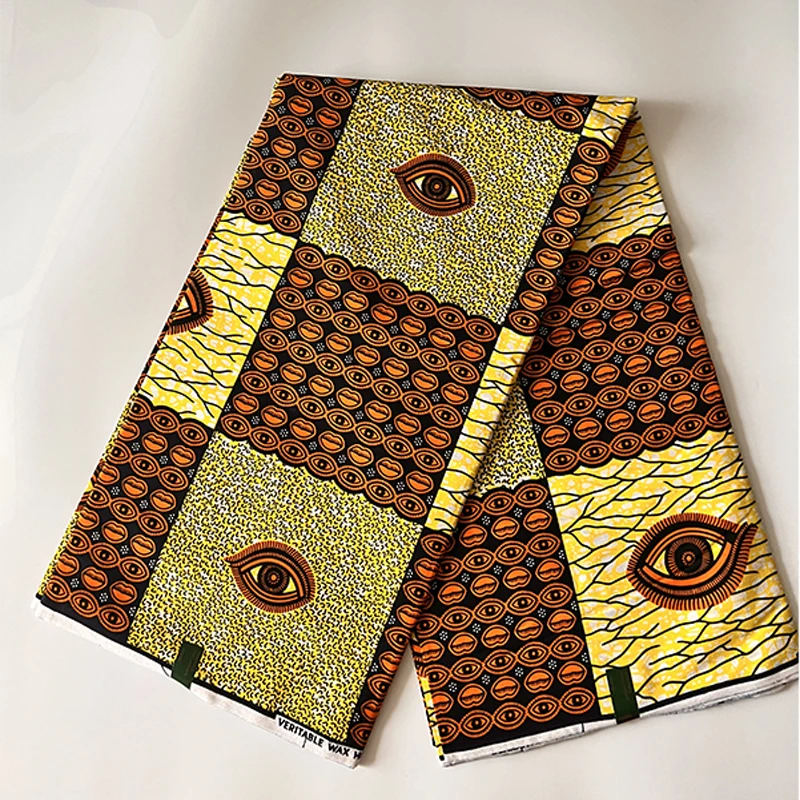 

2024 High quality! 2020 newest style holland real fabric original wax African Ankara fabric 100% cotton 6yards