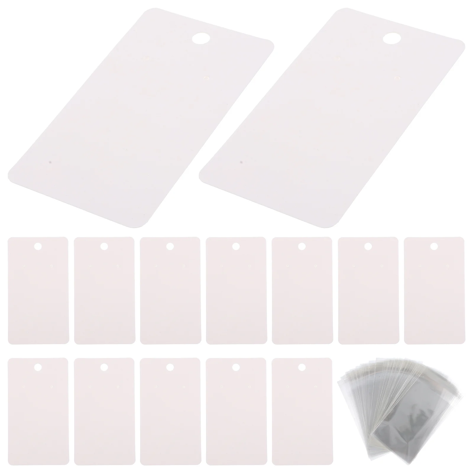 1 مجموعة 1 مجموعة من حامل الورق الصغيرة القرط قبل قطع الثقوب لتخزين المجوهرات كرافت ورقة عرض القرط بطاقات التعبئة والتغليف قلادة #3