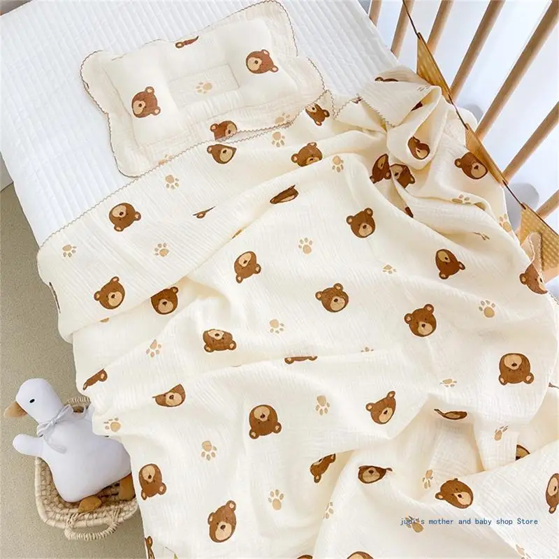 67JC Cotton Baby Muslin Swaddle Blanket Soft Breathable Comfy- Baby Receiving Blanket for Infant Baby Boys Girls