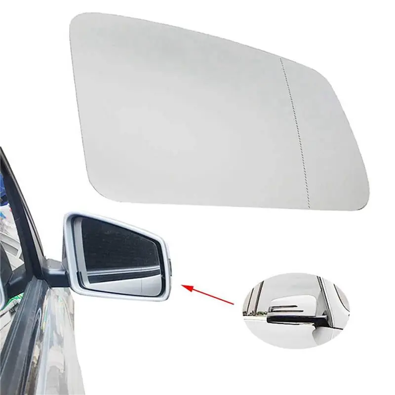 6X Heated Wing Mirror For Mercedes Glass W204 W212 S/C/E-Class Pair R+L) 2128101721 2128101821