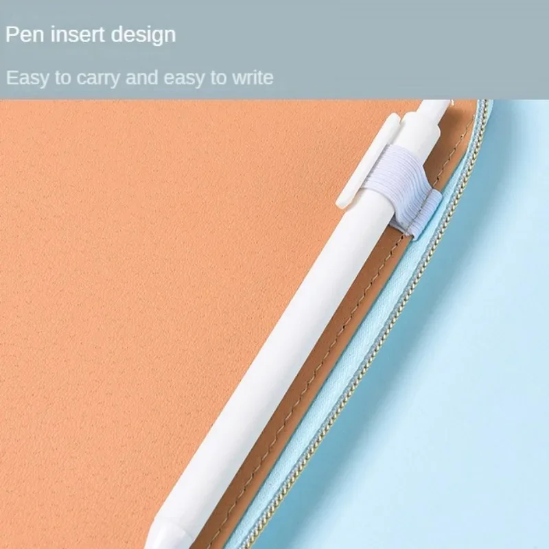 A5 Portable Zipper Notebook Cash Budget Envelope Wallet Envelopes Binder Note for Budgeting and Saving Money Only Cover