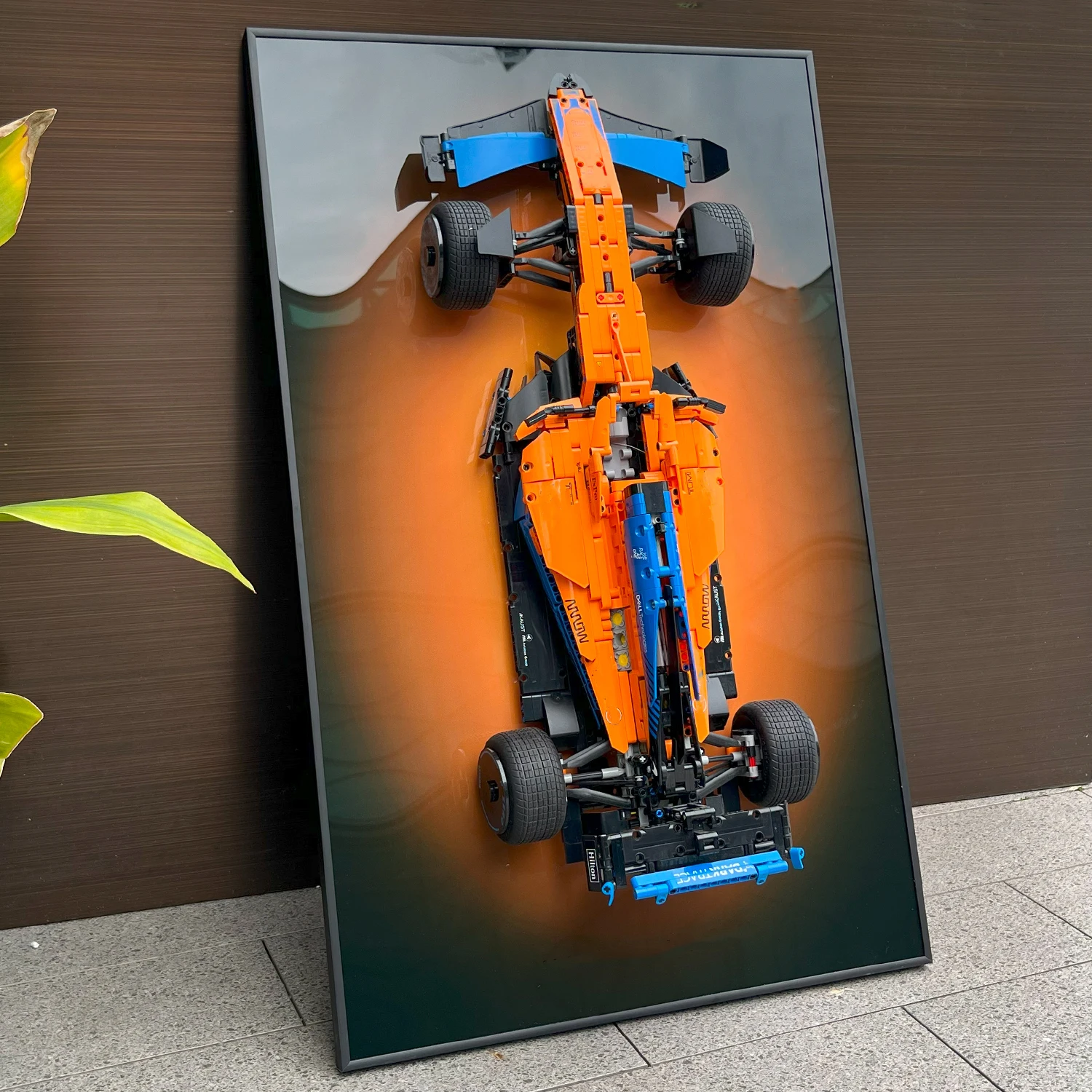 Display Wallboard for Lego 42141 technic mclaren Formula 1,Adult Collectibles for Lego Car Wall Mount Building Blocks