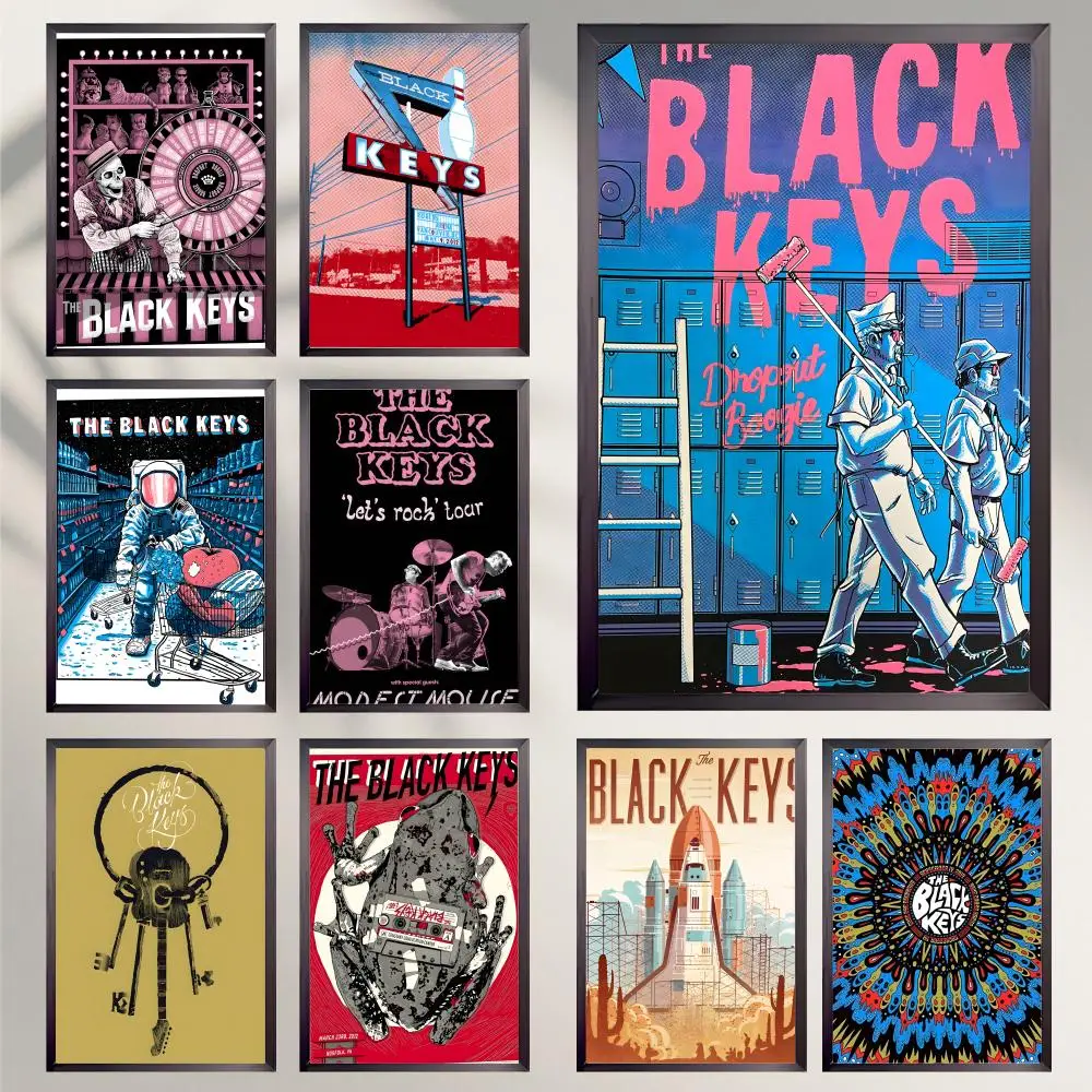 Band T-The Black K-Keys Poster HD Versatile Waterproof Wall 