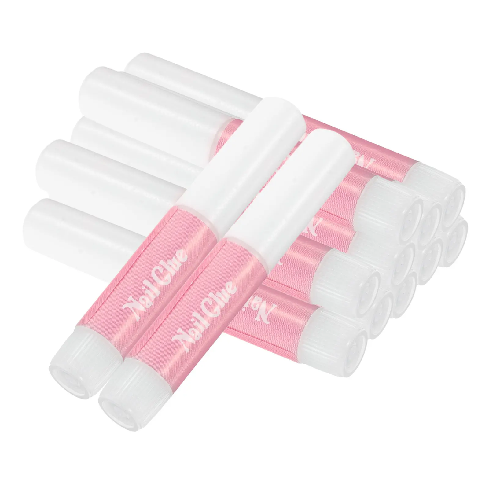 

20Pcs Nail Glue Pack Strong Clear Adhesive for DIY Press on Nails Rhinestones Nail Art Manicure Manicure Supply