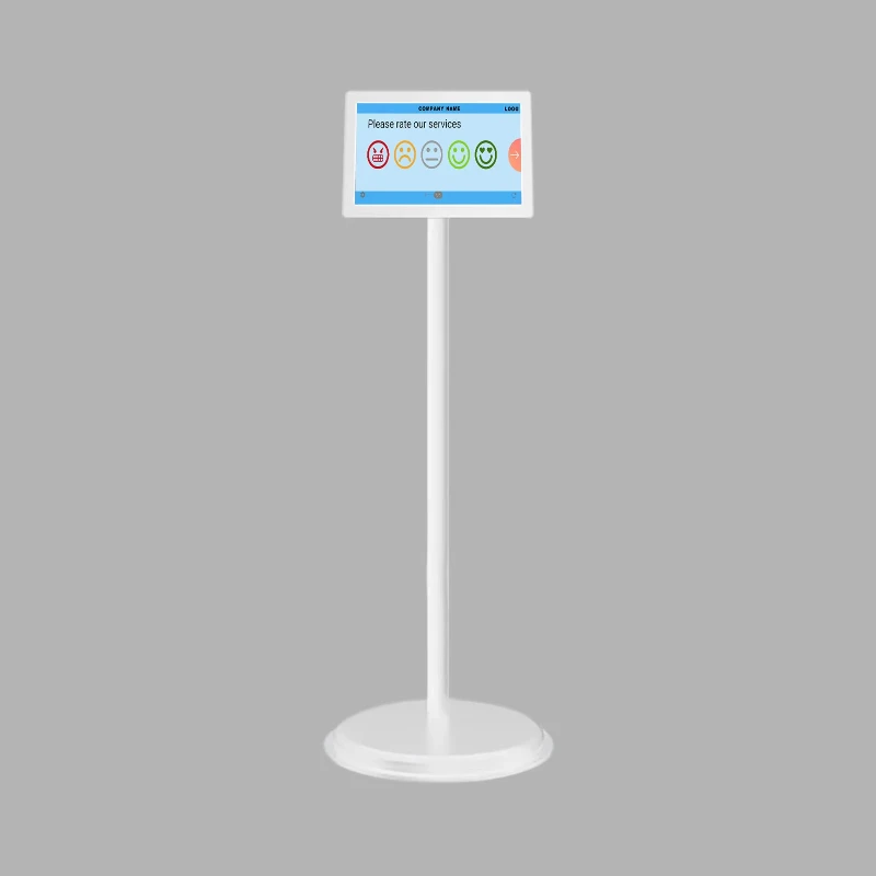 Customer feedback device Service rating Kiosk 10.1-Inch floor-mounted touchscreen Satisfaction device button