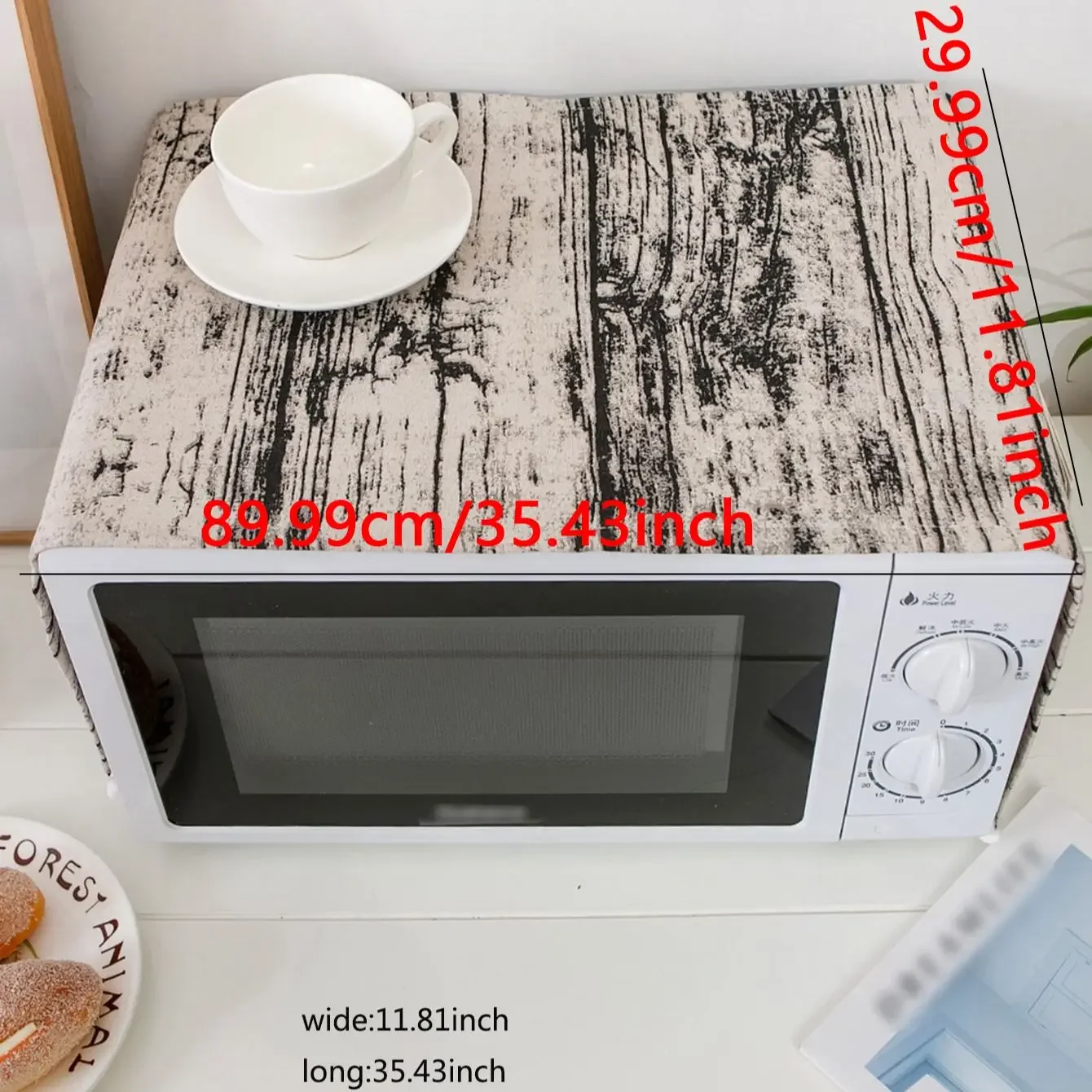 1pc-Microwave oven cover, simple oil proof cover, electric stove dust proof cover, waterproof and oil proof household oven cover