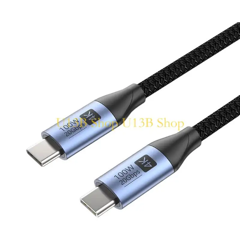 

U13B Полнофункциональный кабель USB C — USB C 3.2 Gen 2, проводная поддержка PD100W, быстрая зарядка