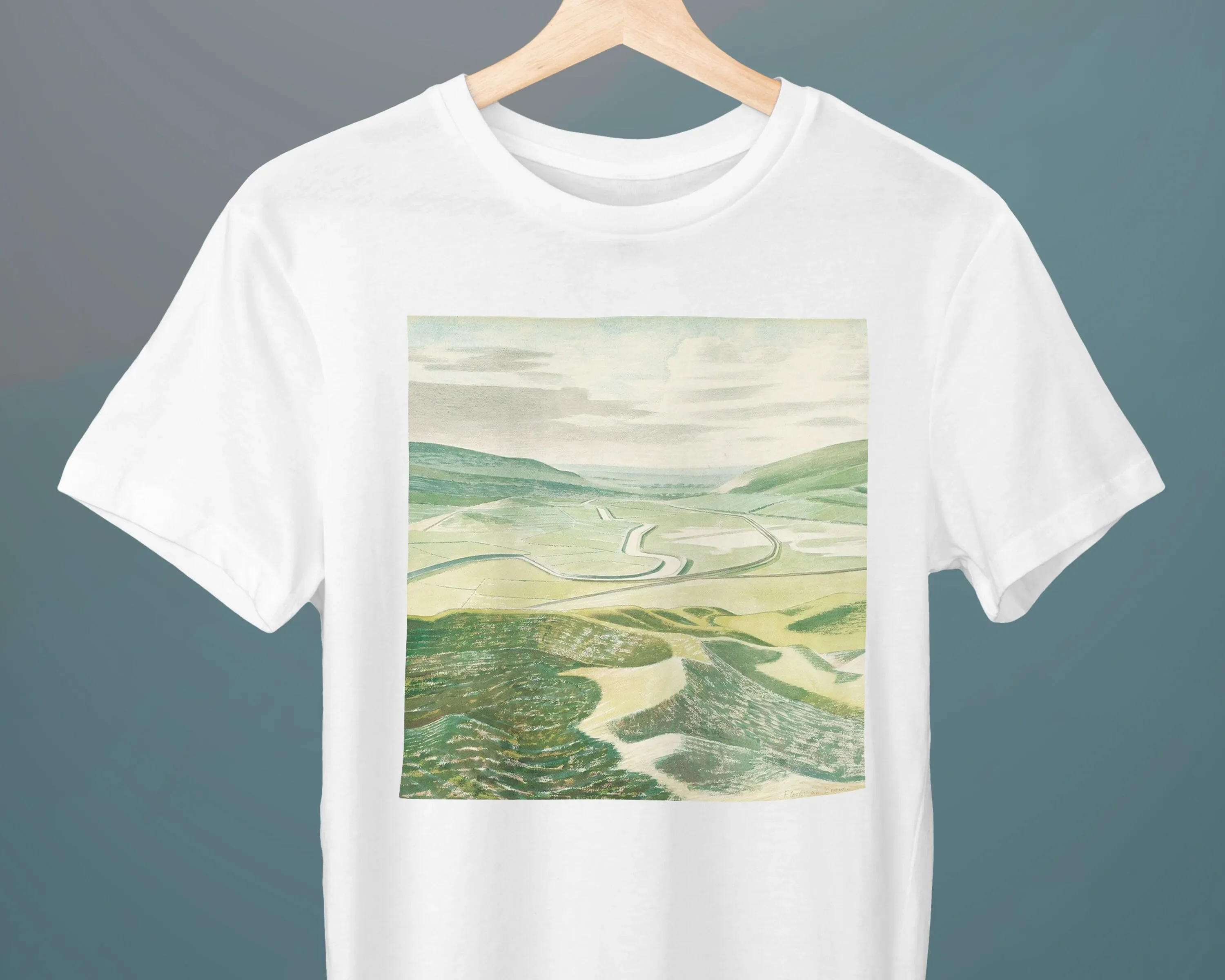 Floods at Lewes Eric Ravilious Painting Unisex T-shirt