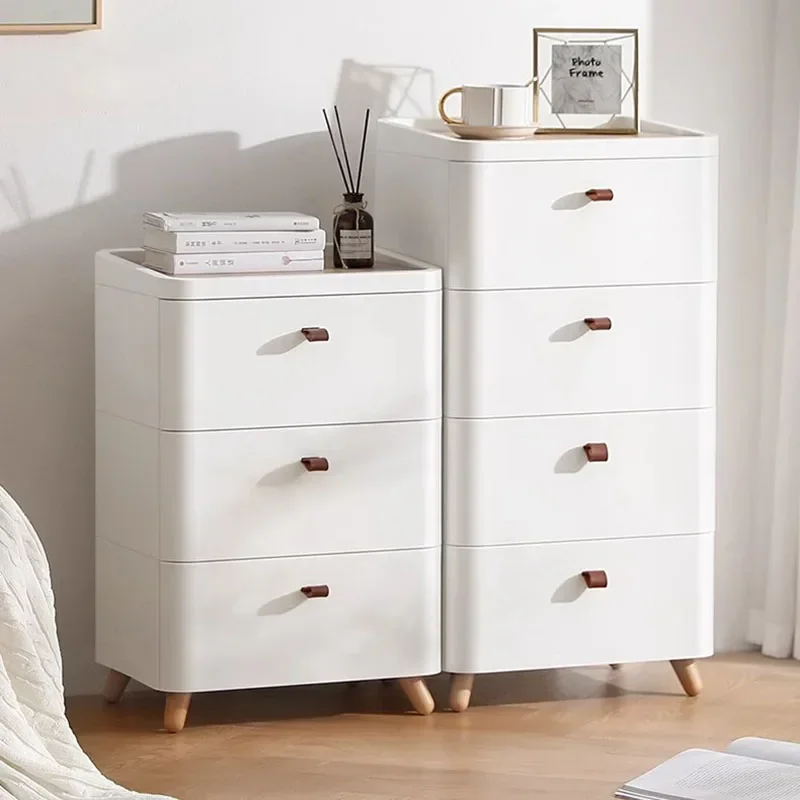 

White Modern Nightstand Bedside Bedroom Girl Drawer Nightstand Minimalist Nordic Moveis Para Casa Interior Decoration