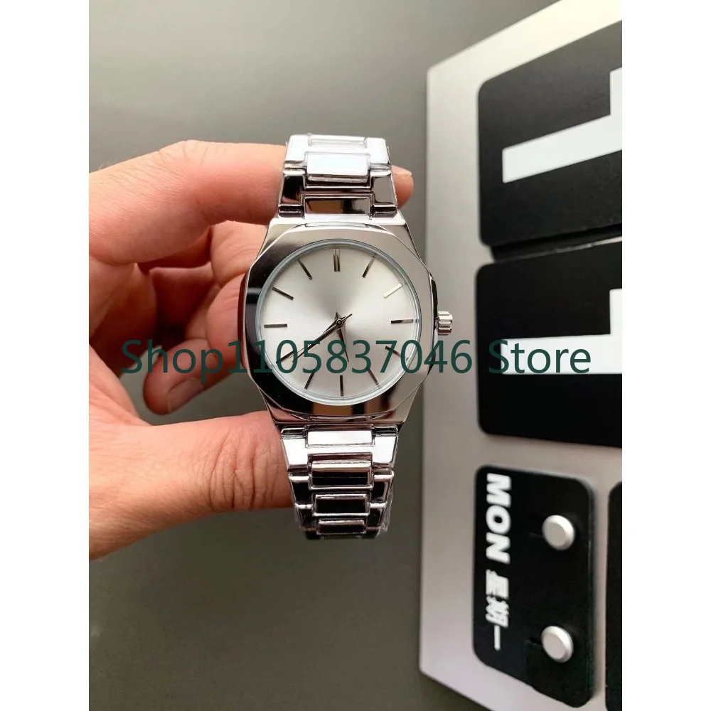 Square watch men's steel strip and versatile fashion casual retro small square watch quartz