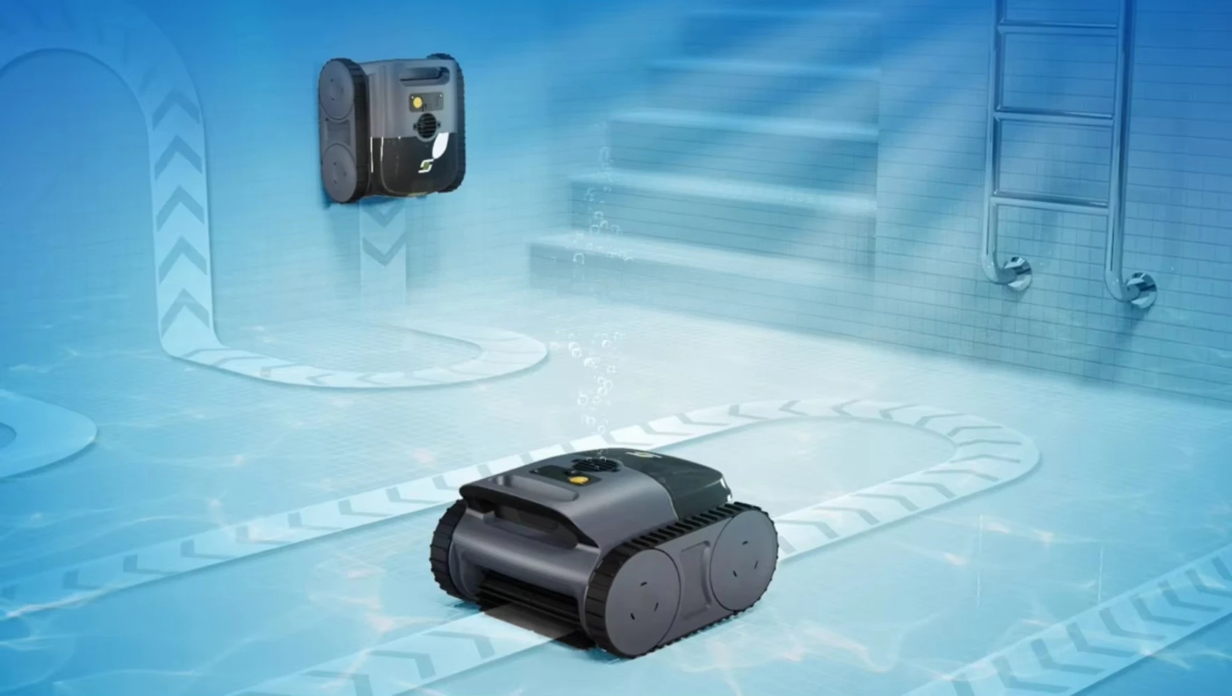 AKX Swimming Pool Smart Machine Automatic Equipment Cleaner Cordless Cleaning Robot