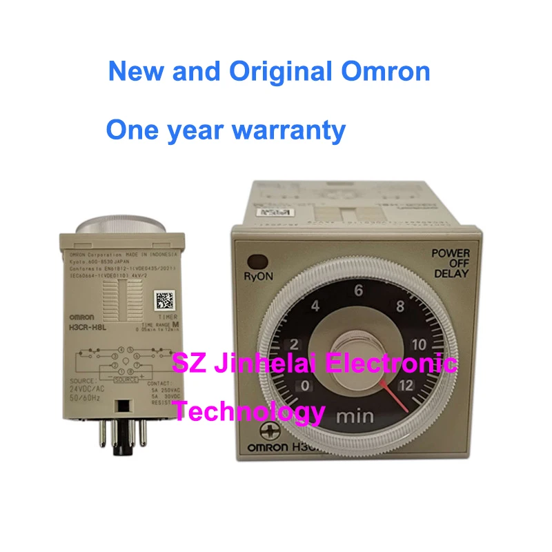 OMRON H3CR-H8L S M AC200-240V AC/DC24V AC100-120V New and Original Solid-state Time Relay