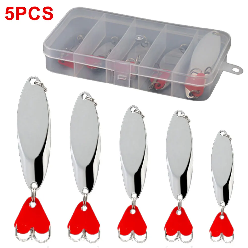 5Pcs Metal Jig Spoo… - image