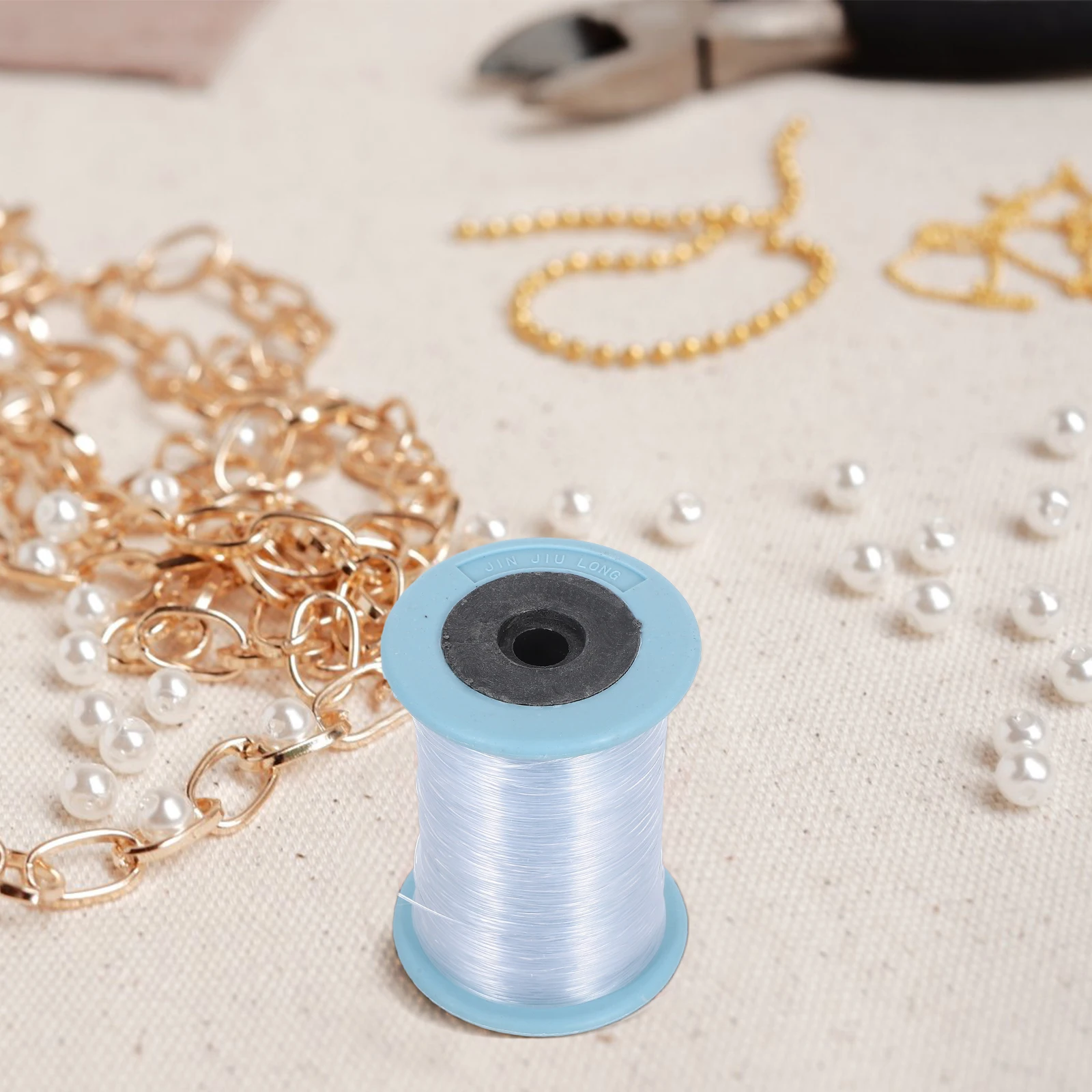 

Beaded Braiding Thread Clear for Bracelet Making Wire Jewelry Supplies Nonelastic Strong Fishing Line Wearresistant