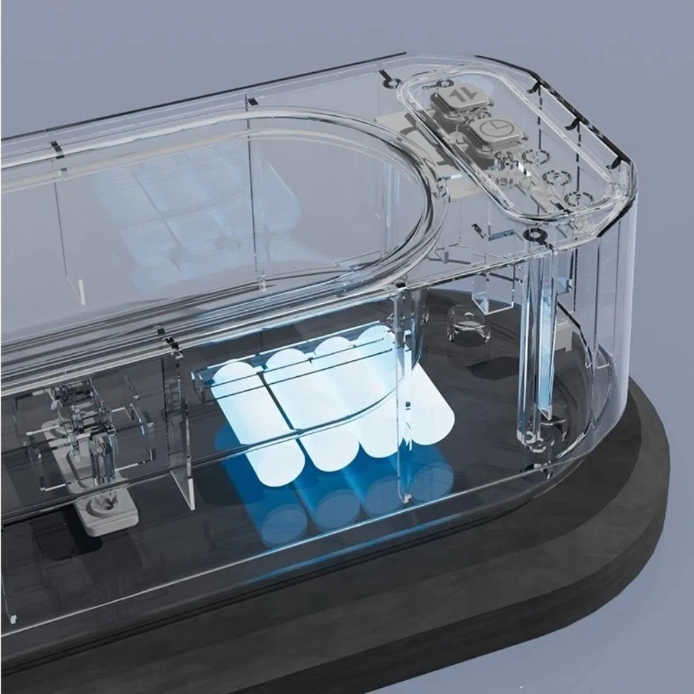 أداة تنظيف النظارات بالموجات فوق الصوتية القابلة لإعادة الشحن عبر USB، منظف العدسات اللاصقة عالي التردد، منظف فرشاة المكياج المنزلي