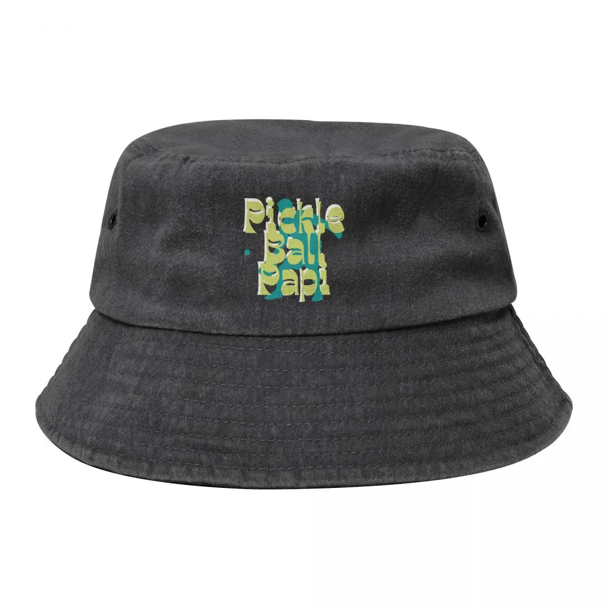 

Pickleball Papi Logo Bucket Hat Sunscreen Beach Outing |-F-| Sunhat Golf Men Women's