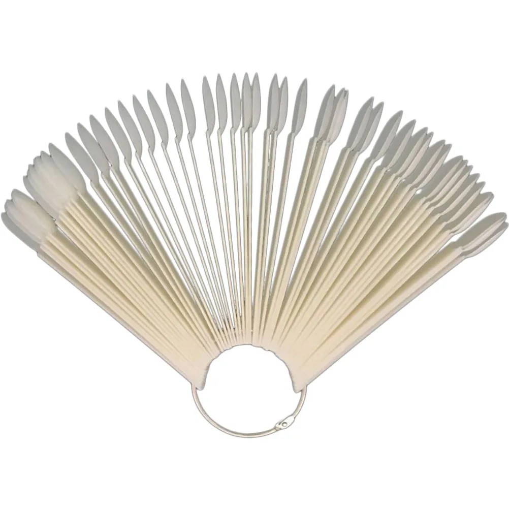 50 stuks Polish Display Sticks Gladde neptips voor oefenkunst Manicure Gereedschap Gel Nagelbenodigdheden Nagelmonster Organizer