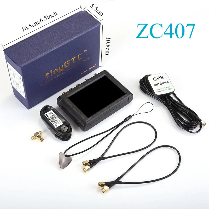 tinyGTC ZC407 Frequency counterdual Timer/Counter with built-in GPSDO